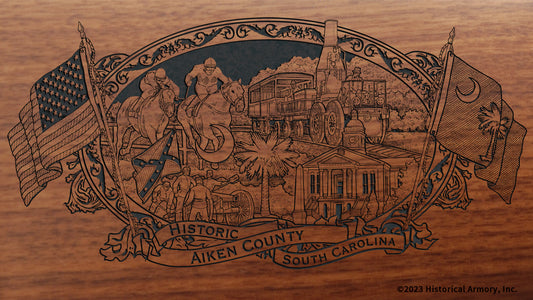 Aiken County South Carolina Engraved Rifle