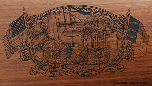 Brunswick County North Carolina Engraved Rifle
