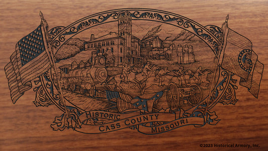Cass County Missouri Engraved Rifle