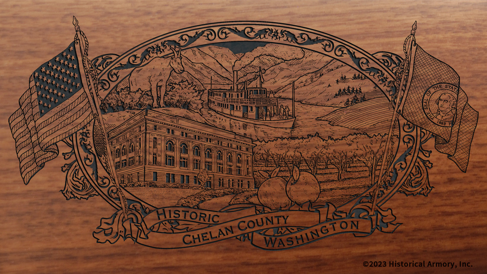 Chelan County Washington Engraved Rifle – Historical Armory