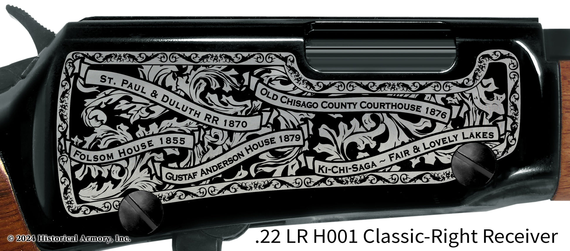 Chisago County Minnesota Engraved Henry H001 Rifle