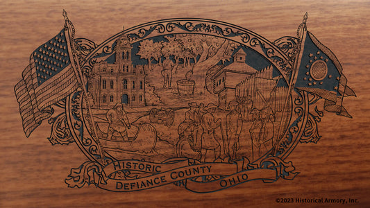 Defiance County Ohio Engraved Rifle