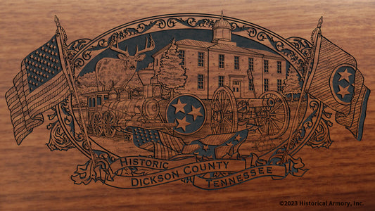 Dickson County Tennessee Engraved Rifle
