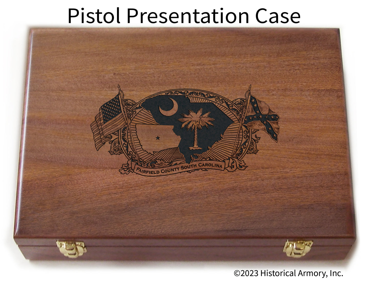 Fairfield County South Carolina Engraved .45 Auto Ruger 1911 Presentation Case