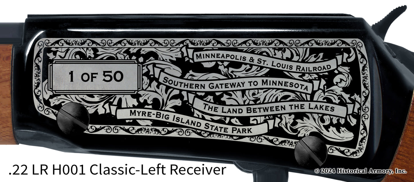Freeborn County Minnesota Engraved Henry H001 Rifle