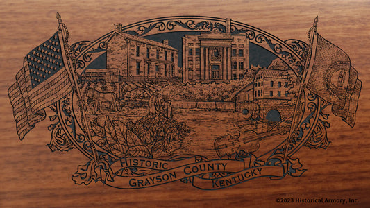 Grayson County Kentucky Engraved Rifle