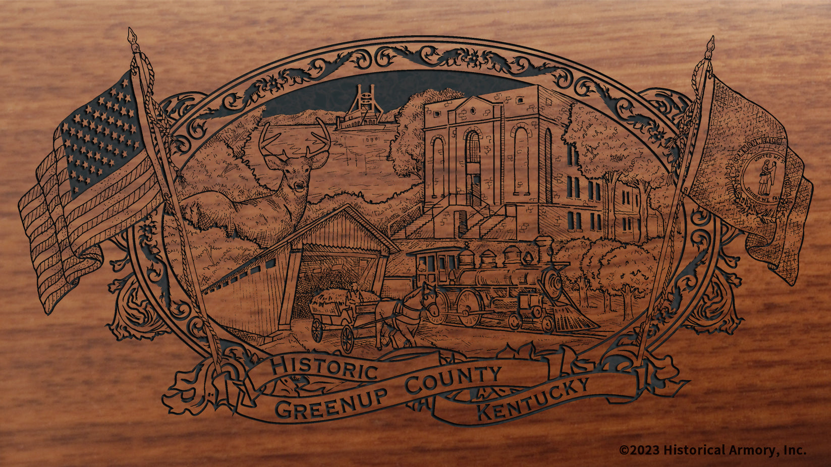Greenup County Kentucky Engraved Rifle – Historical Armory