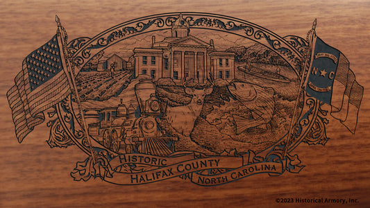 Halifax County North Carolina Engraved Rifle