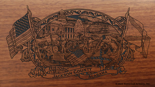 Jackson County Alabama Engraved Rifle
