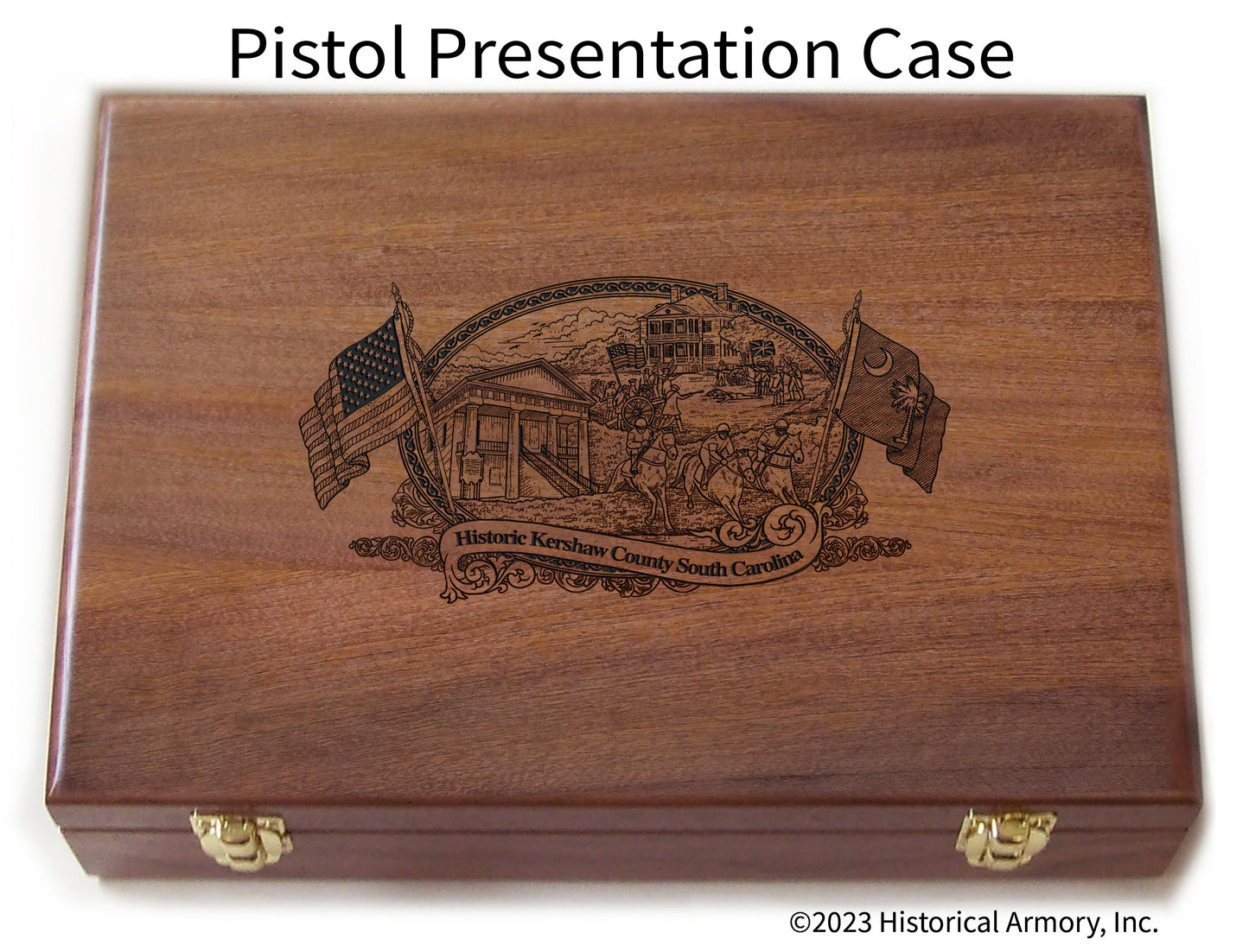 Kershaw County South Carolina Engraved .45 Auto Ruger 1911 Presentation Case