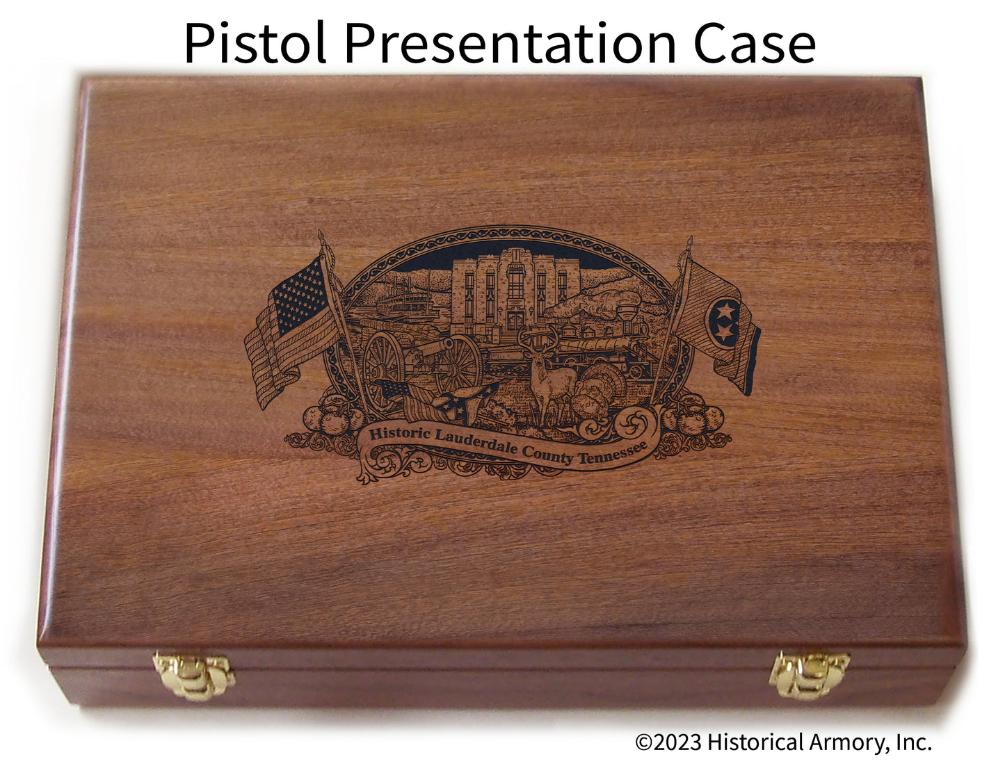 Lauderdale County Tennessee Engraved .45 Auto Ruger 1911 Presentation Case