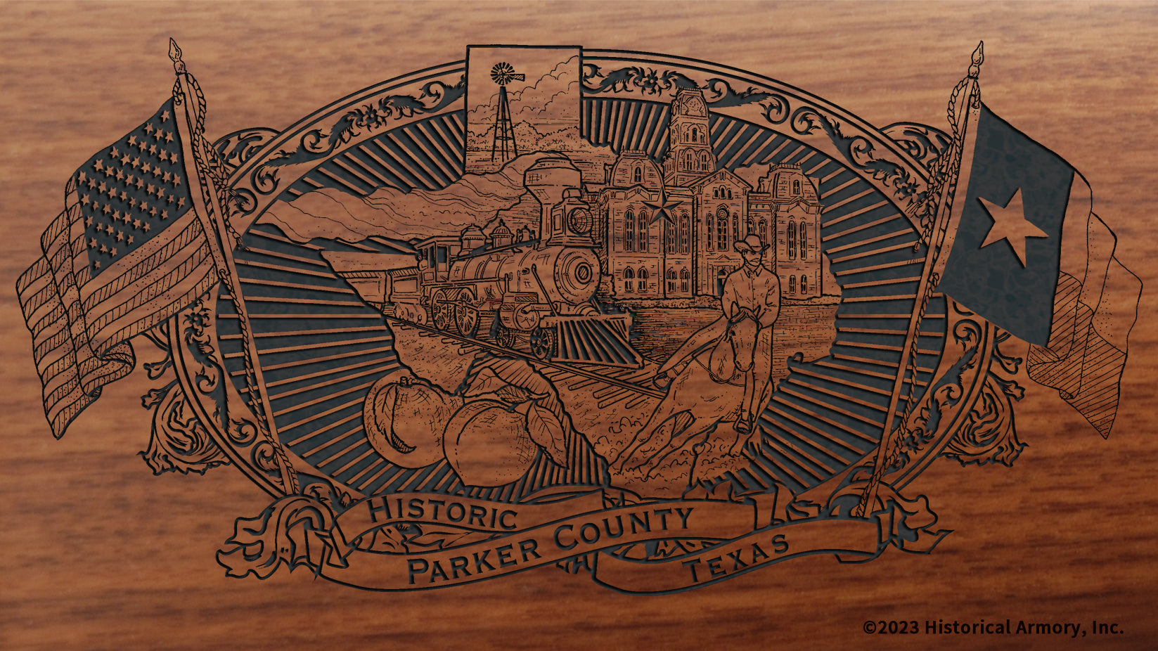 Parker County Texas Engraved Rifle – Historical Armory