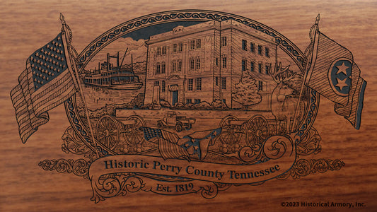 Perry County Tennessee Engraved Rifle