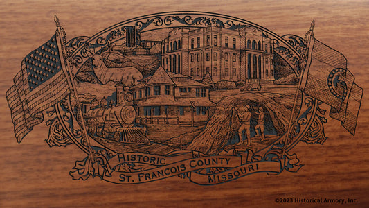 St. Francois County Missouri Engraved Rifle