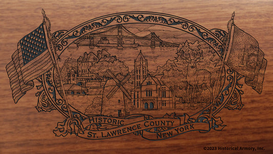 St. Lawrence County New York Engraved Rifle