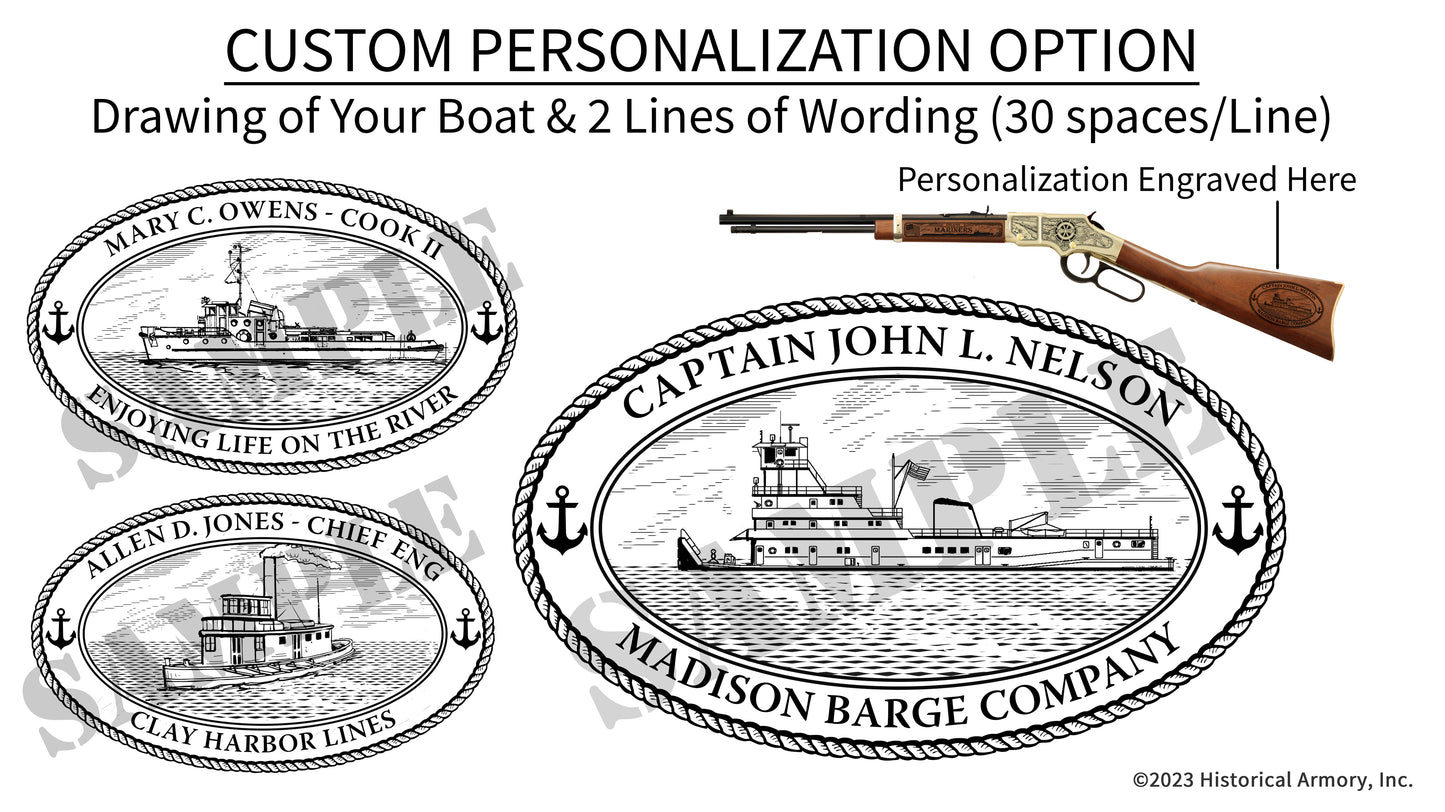 American Towboaters Limited Edition Personalized Engraved Henry Rifle