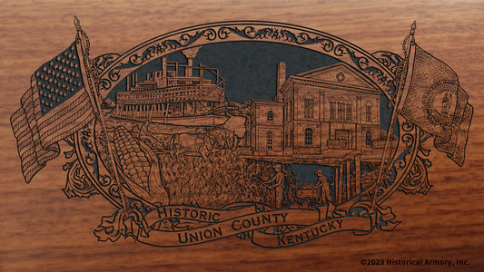Union County Kentucky Engraved Rifle