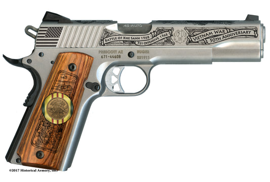 Vietnam War Engraved Ruger 1911