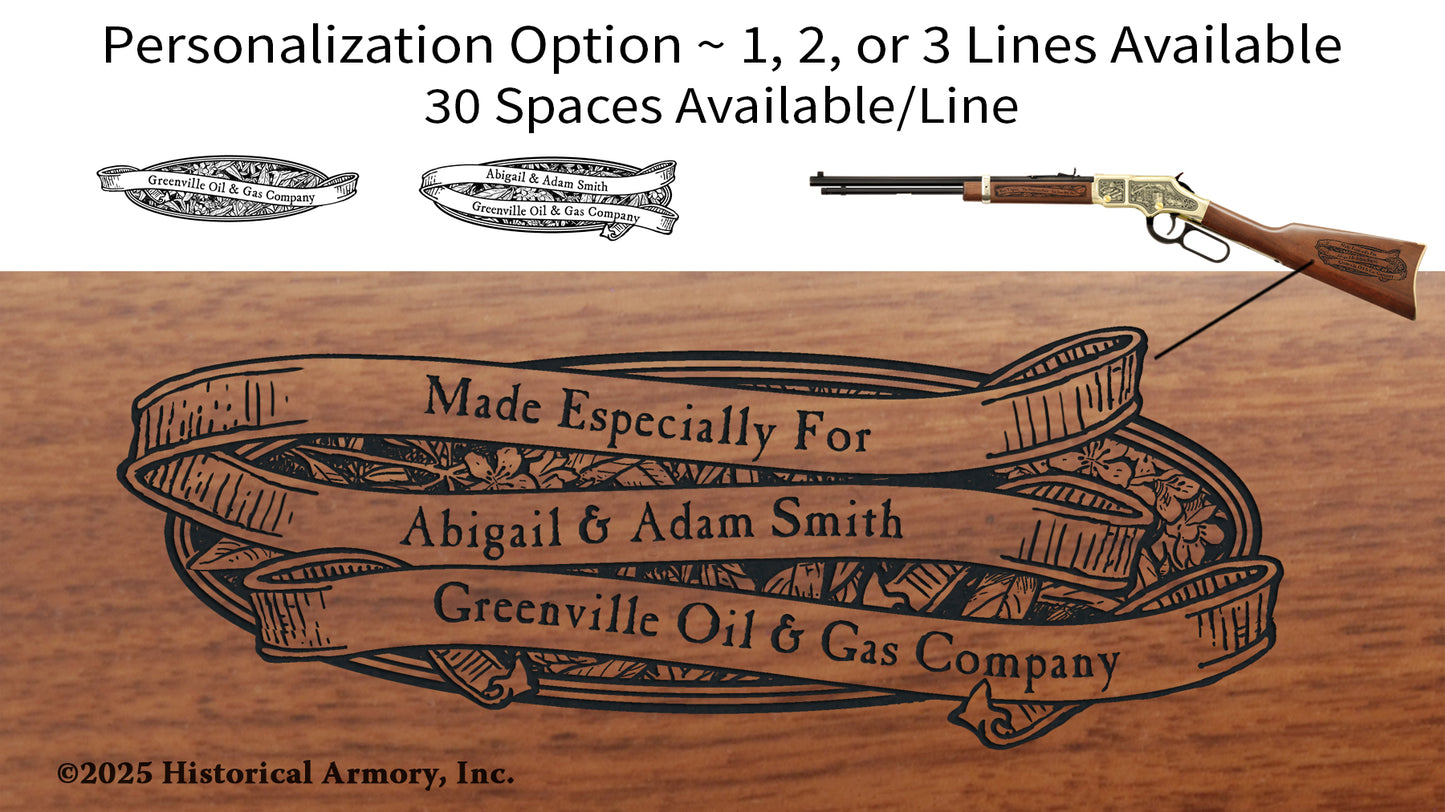 West Virginia State Oil & Gas Limited Edition Engraved Henry Rifle