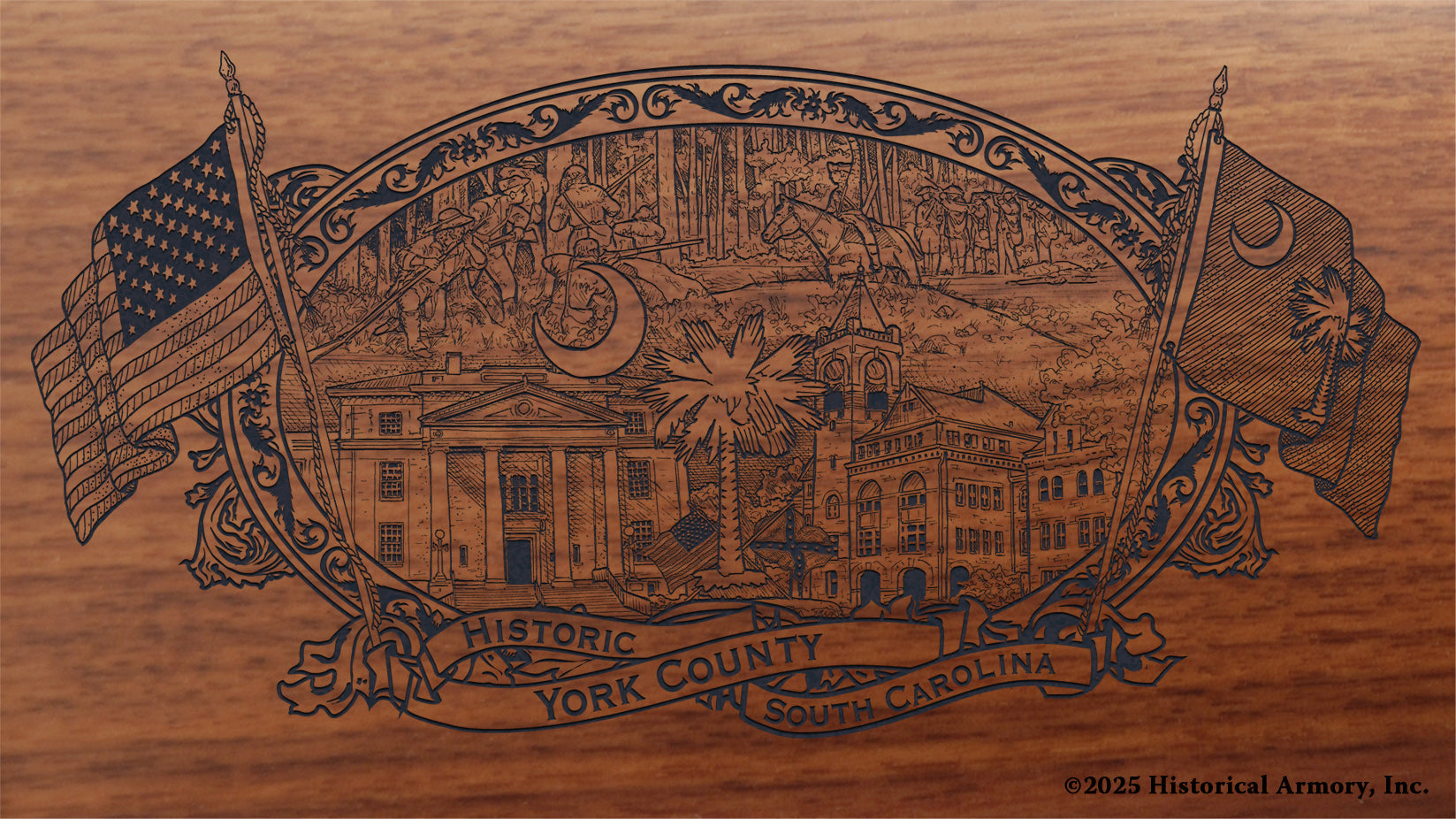 York County South Carolina Engraved Rifle | Historical Armory
