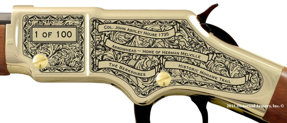 Berkshire county massachusetts engraved rifle H004 Receiver