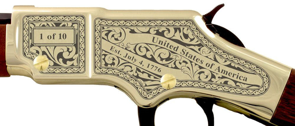 Montgomer county georgia engraved rifle H004 receiver