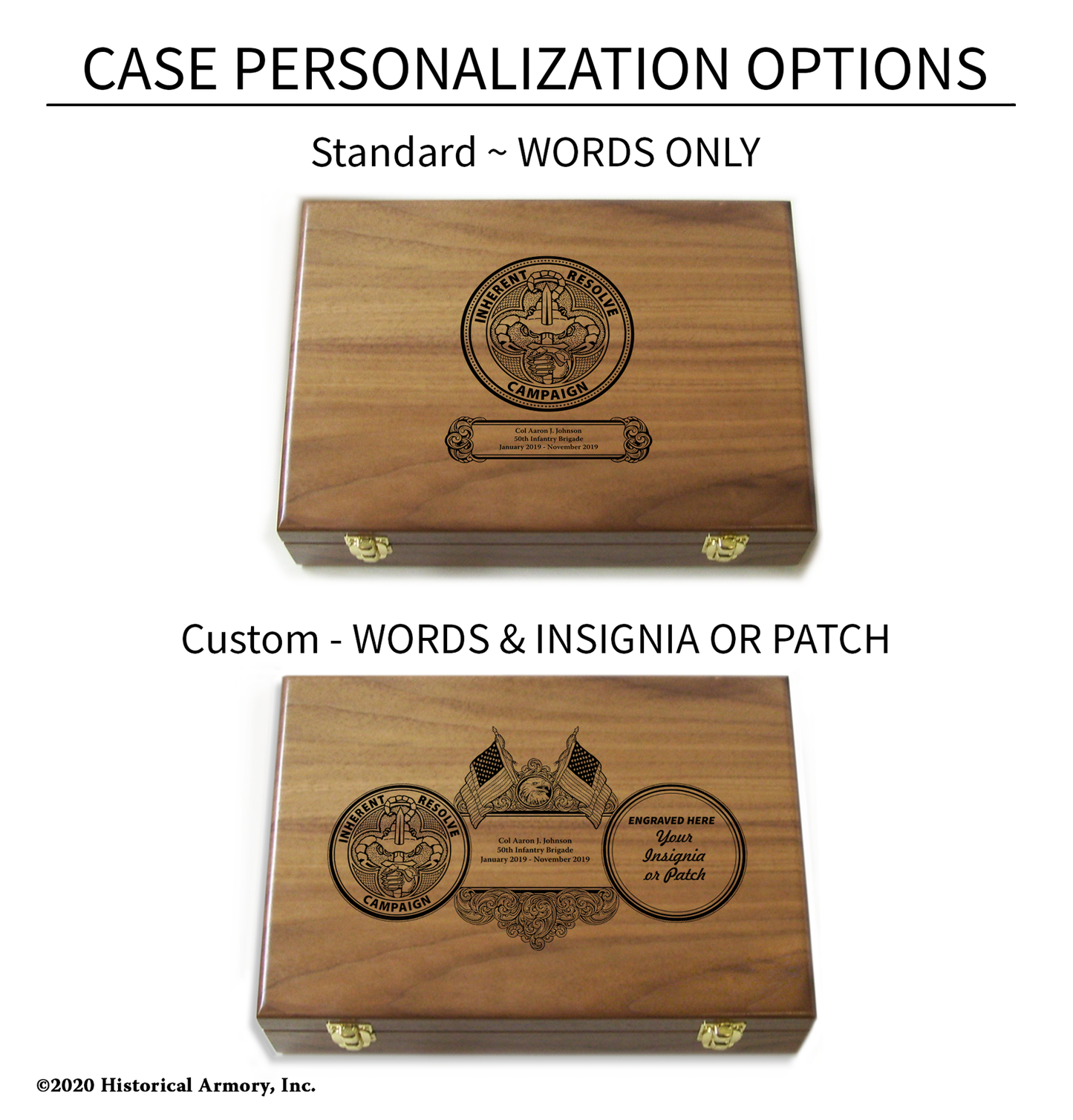 Operation Inherent Resolve Edition 1911 engraved pistol