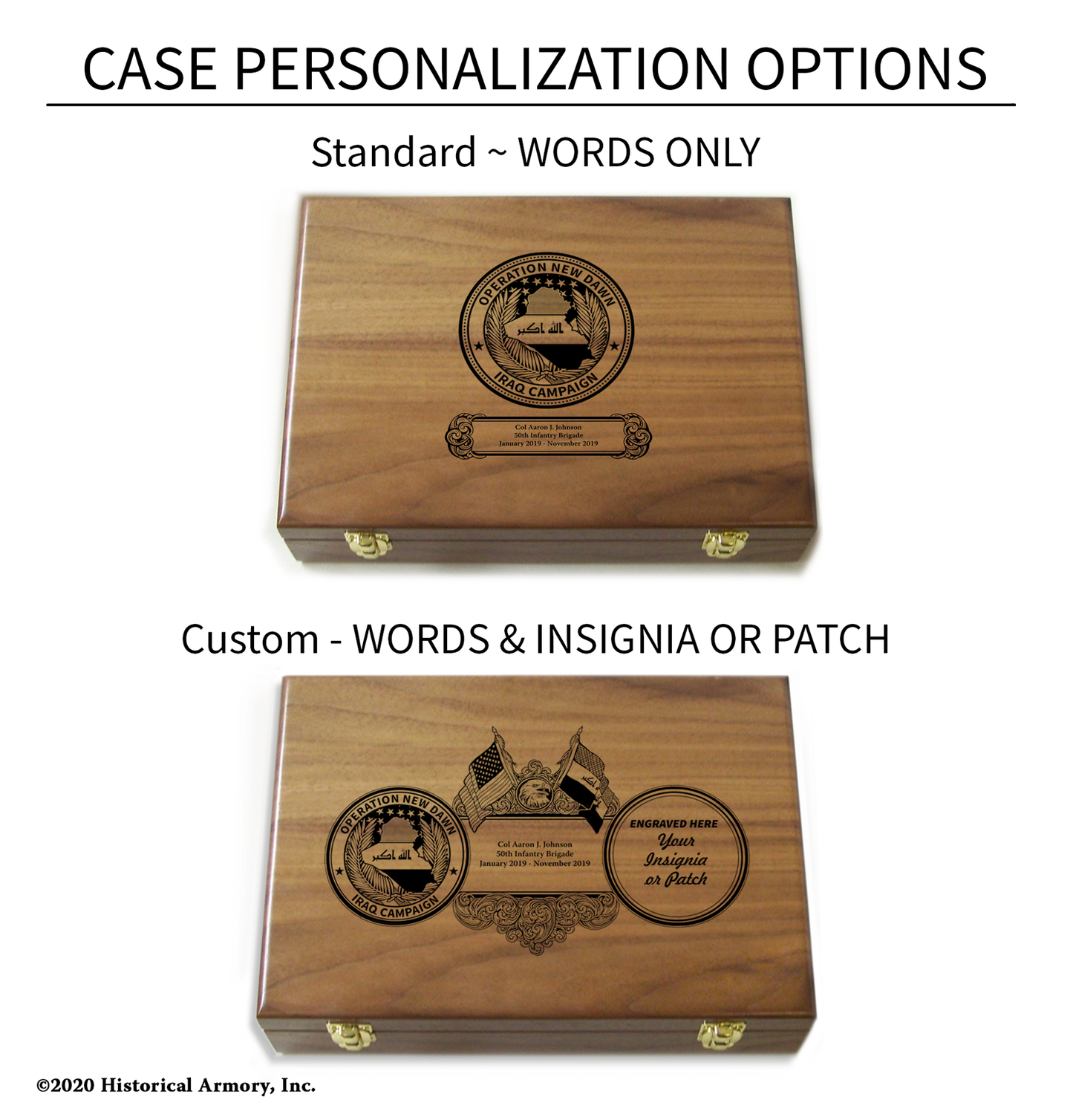 Operation New Dawn Edition 1911 engraved pistol