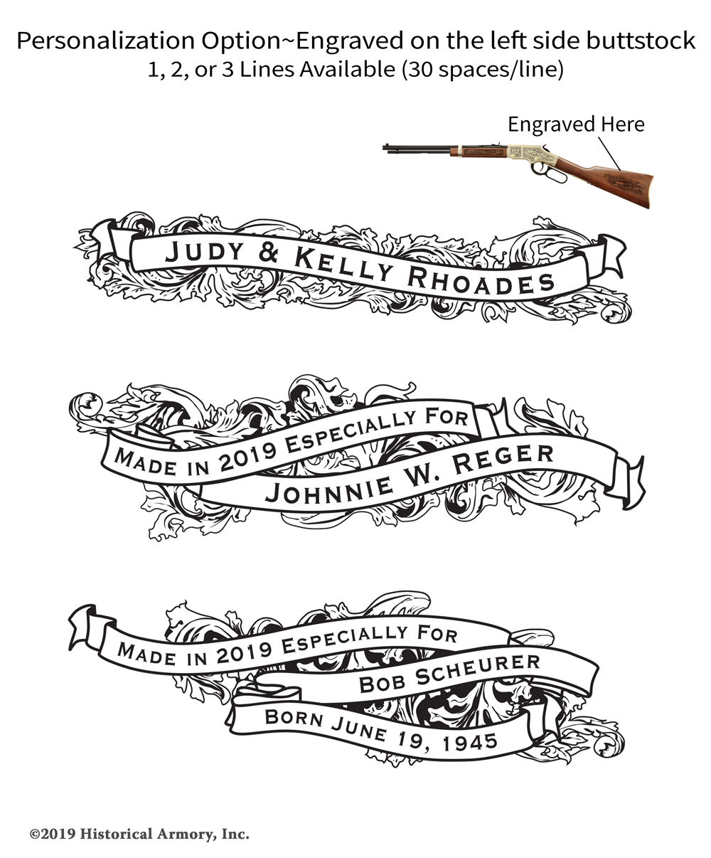 Coös County New Hampshire Engraved Rifle
