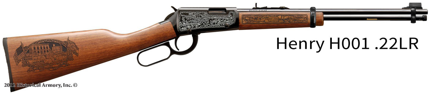 Baca County Colorado Engraved Rifle