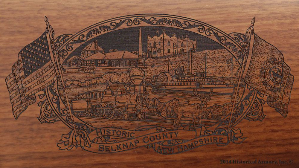 Belknap County New Hampshire Engraved Rifle | Historical Armory