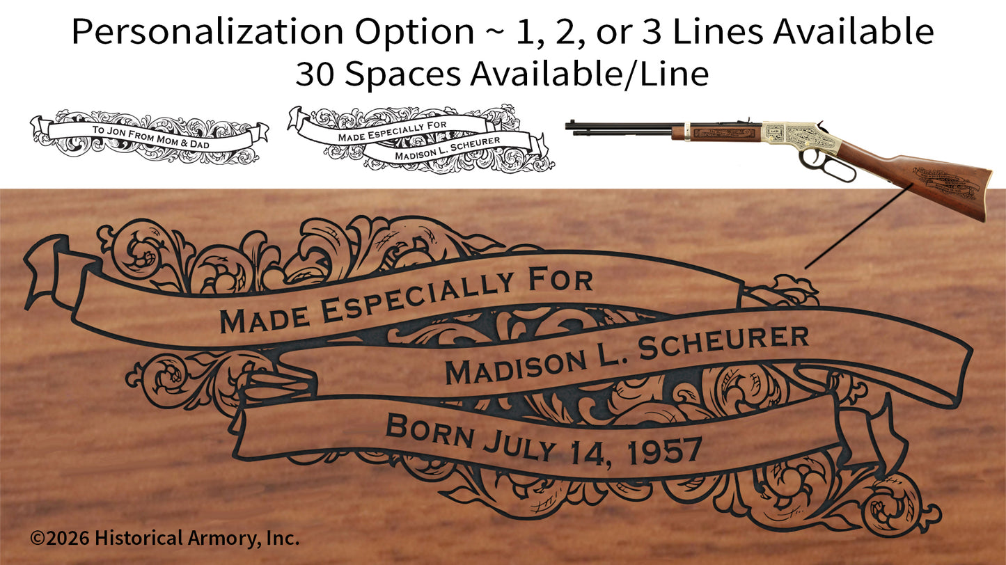 County Engraved Henry Rifle Personalization