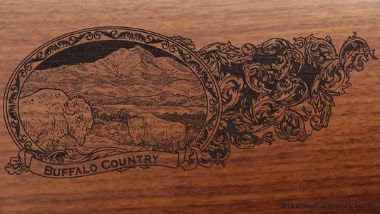 Boulder County Colorado Engraved Rifle