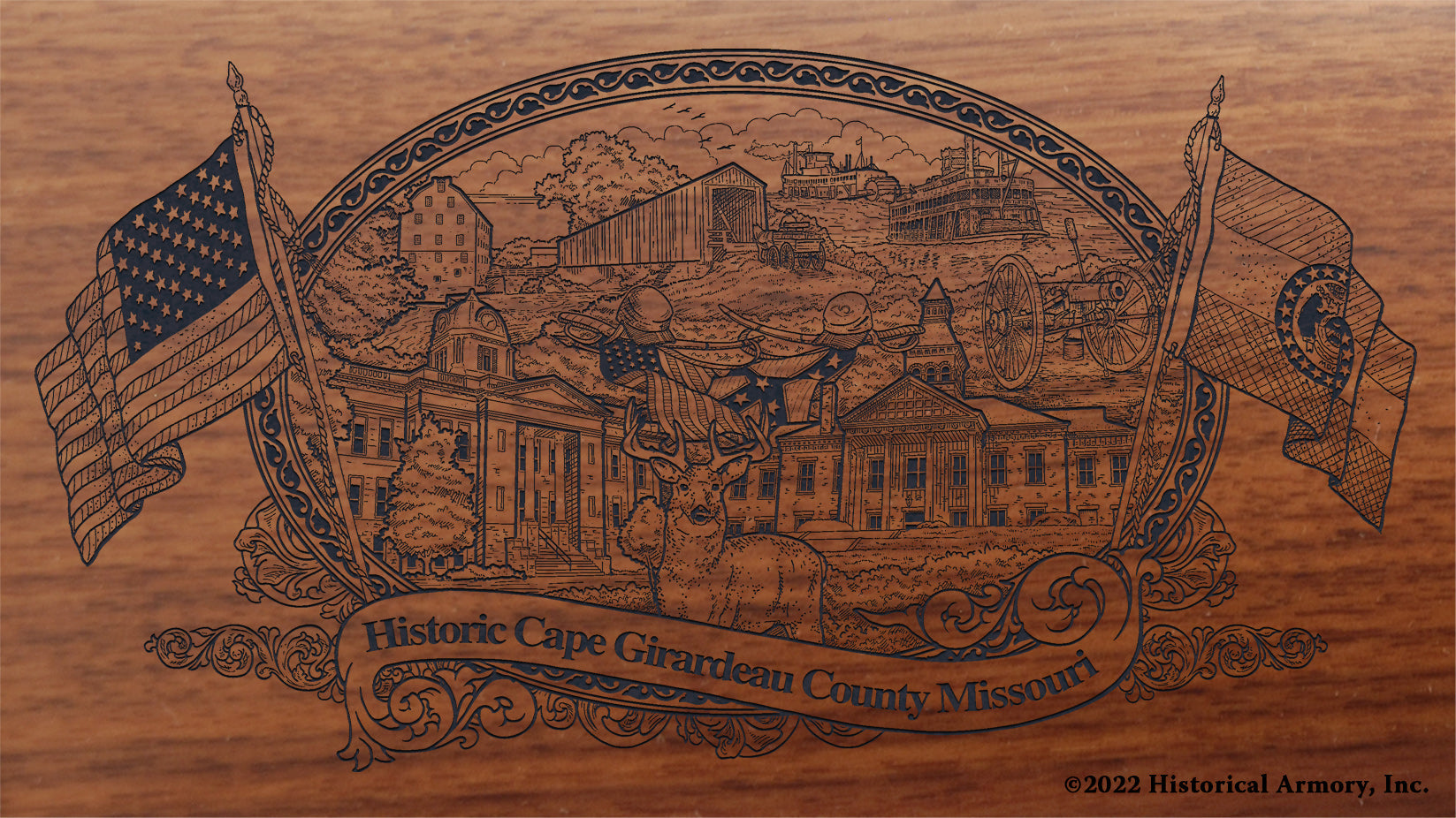 Cape Girardeau County Missouri Engraved Rifle – Historical Armory
