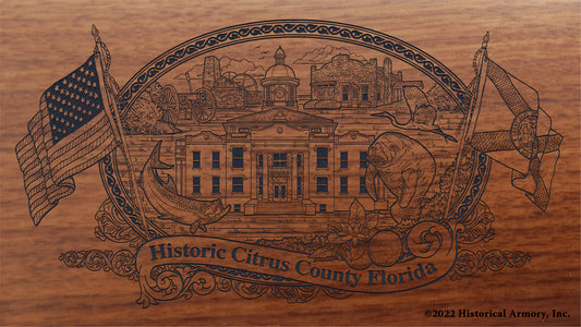 Citrus County Florida Engraved Rifle Buttstock