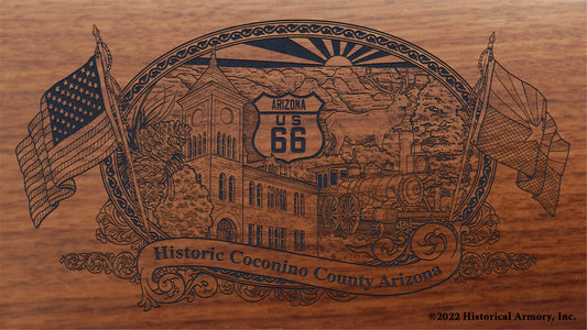 Coconino County Arizona Engraved Rifle Buttstock