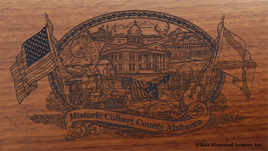 Engraved artwork | History of Colbert County Alabama | Historical Armory