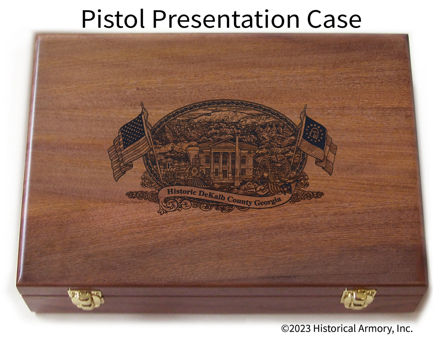 DeKalb County Georgia Engraved .45 Auto Ruger 1911 Presentation Case