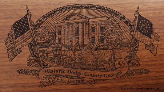 Dodge County Georgia Engraved Rifle