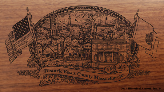 Essex County Massachusetts Engraved Rifle