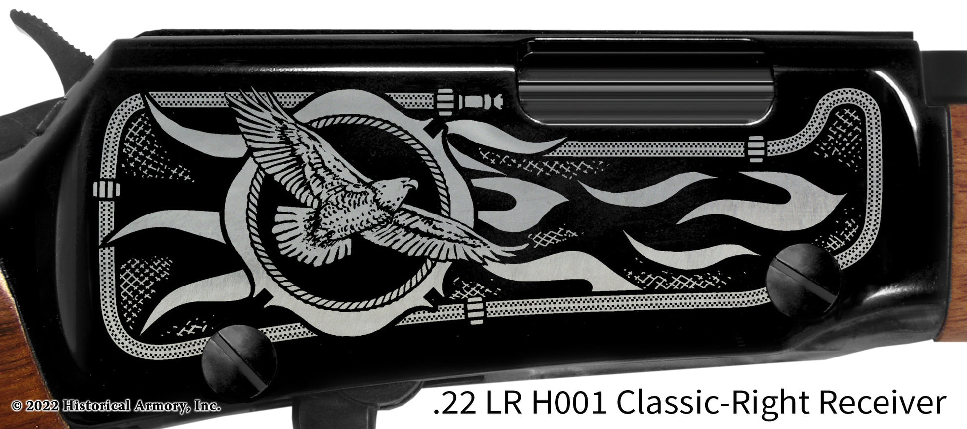Fire Chief with flying eagle Engraved Rifle Limited Edition