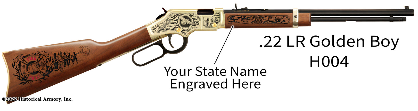 Fire Chief Henry Golden Boy Engraved Rifle Limited Edition
