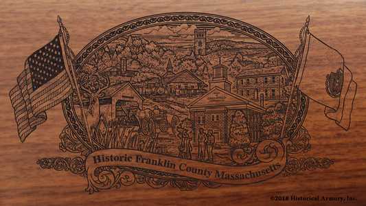 Franklin County Massachusetts Engraved Rifle