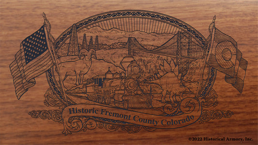 Fremont County Colorado Engraved Rifle Buttstock