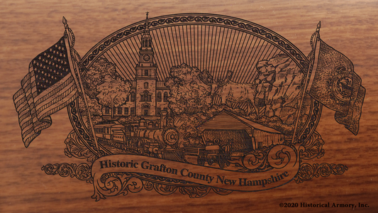 Grafton County New Hampshire Engraved Rifle