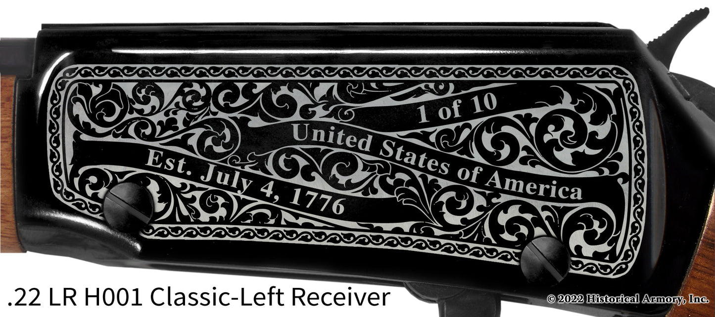 Curry County New Mexico Engraved Rifle