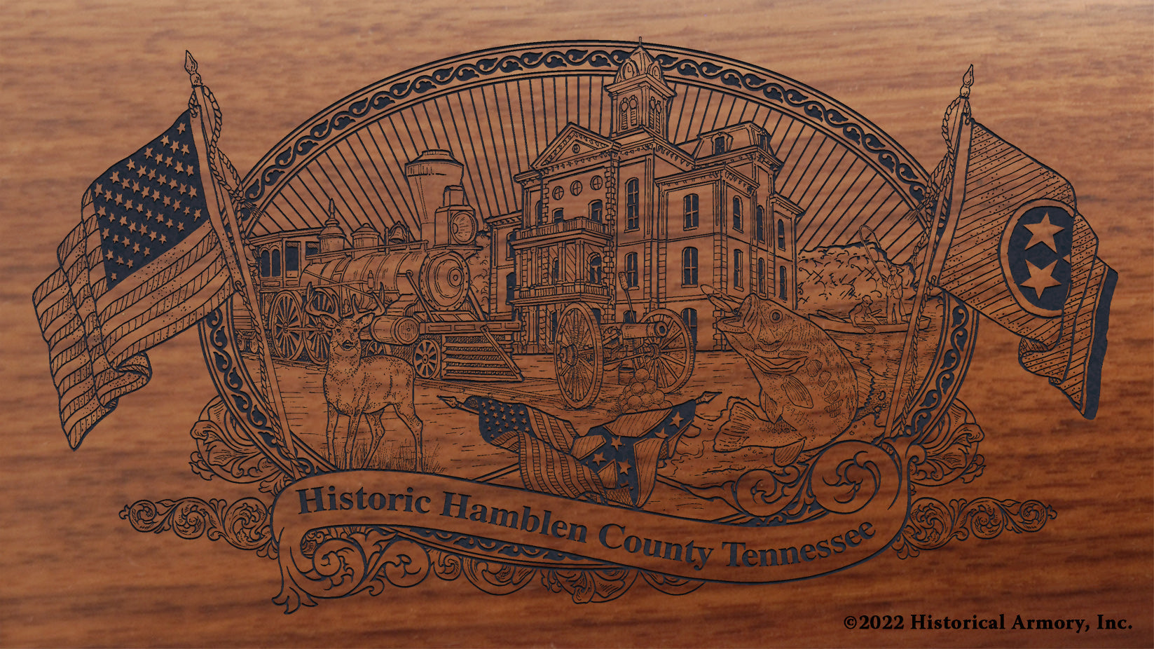 Hamblen County Tennessee Engraved Rifle – Historical Armory