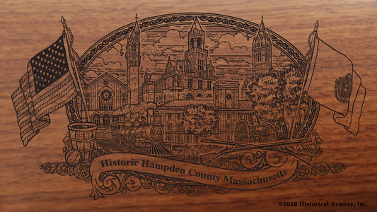 Hampden County Massachusetts Engraved Rifle