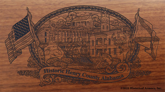 Engraved artwork | History of Henry County Alabama | Historical Armory