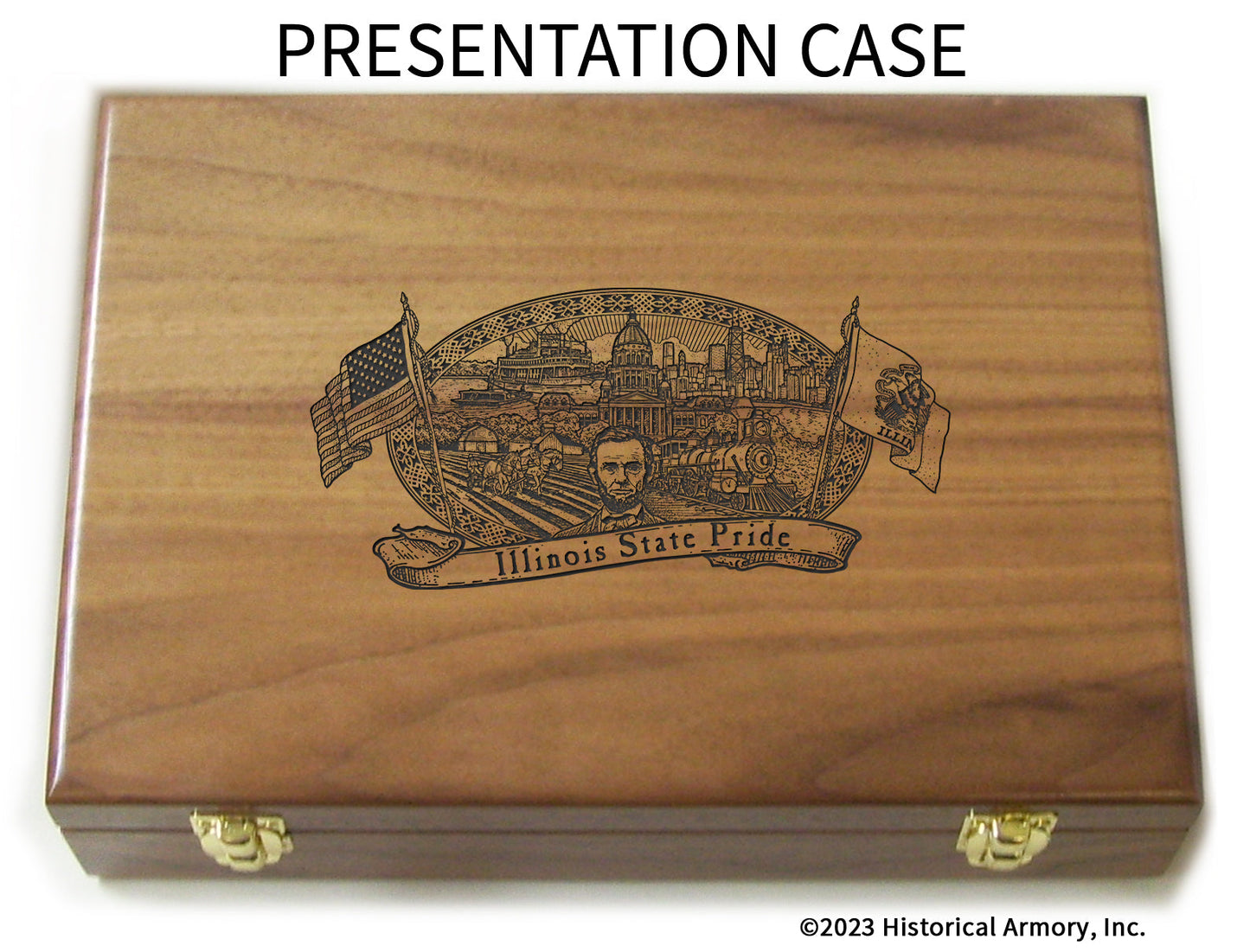 Illinois State Pride Limited Edition Engraved 1911 Presentation Case